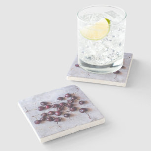 Dessous-de-verre En Pierre Cerises