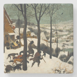 Dessous-de-verre En Pierre Chasseurs dans la neige (par Pieter Bruegel l'Anci