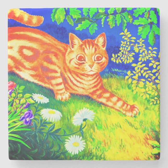 Dessous-de-verre En Pierre Chat de nuit (Devant)