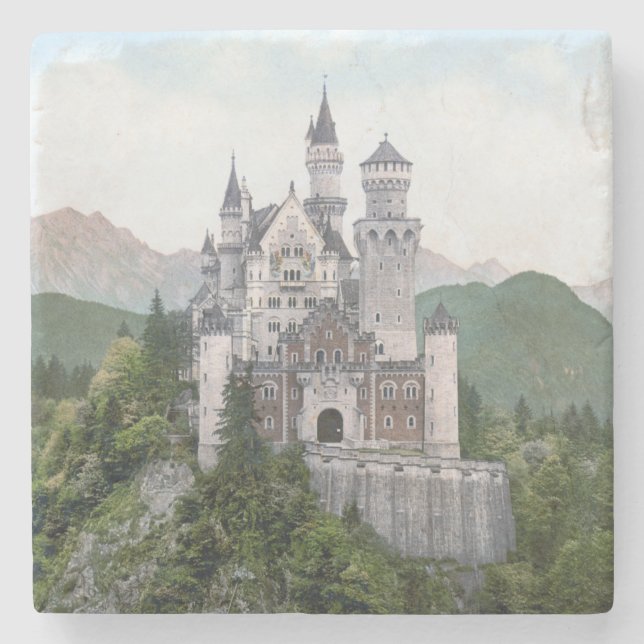 Dessous-de-verre En Pierre Château allemand Fairytale (Devant)
