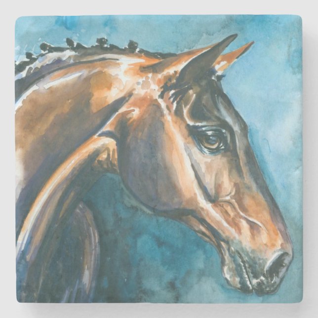 Dessous-de-verre En Pierre Cheval (Devant)