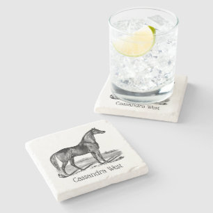 Dessous-de-verre En Pierre Cheval debout vintage