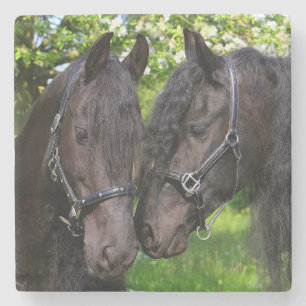 Dessous-de-verre En Pierre Chevaux