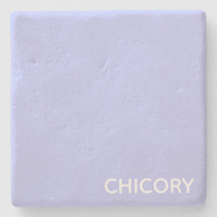 Dessous-de-verre En Pierre Chicory flower blue color