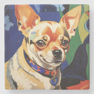 Dessous-de-verre En Pierre Chihuahua