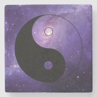 Dessous-de-verre En Pierre Ciel nocturne de Yin yang