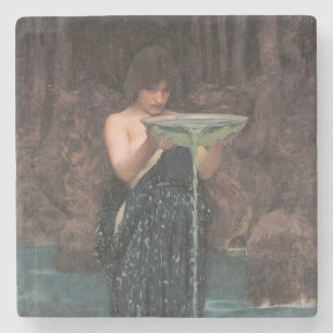 Dessous-de-verre En Pierre Circe Invidiosa (Mythologie grecque classique)