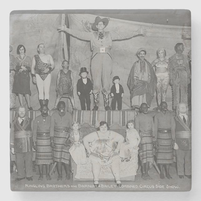 Dessous-de-verre En Pierre Circus Side Show Freaks (Devant)