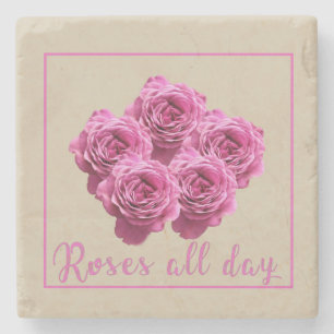 Dessous-de-verre En Pierre Citations amusantes sur les roses