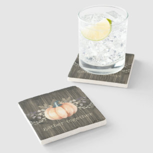 Dessous-de-verre En Pierre Citrouille Aquarelle