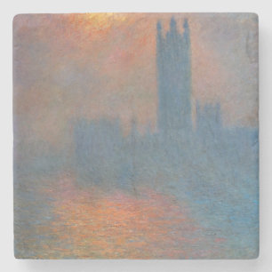 Dessous-de-verre En Pierre Claude Monet - Chambres du Parlement Londres
