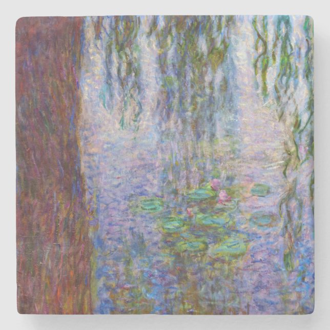 Dessous-de-verre En Pierre Claude Monet - Lys d'eau (Devant)