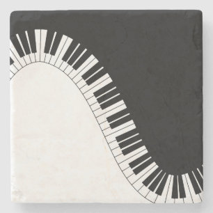 Dessous-de-verre En Pierre Clavier de piano