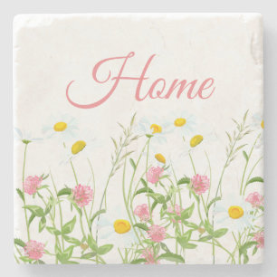 Dessous-de-verre En Pierre Clovers & Daisy