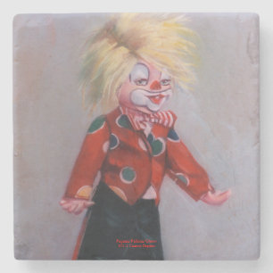 Dessous-de-verre En Pierre Clown/Pallaso/Clown