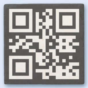 Dessous-de-verre En Pierre Code QR créé instantanément (en entrant votre URL)