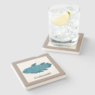 Dessous-de-verre En Pierre Coelacanth