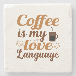 Dessous-de-verre En Pierre Coffee is my love language