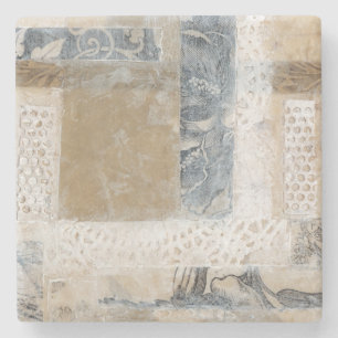 Dessous-de-verre En Pierre Collage de dentelle II