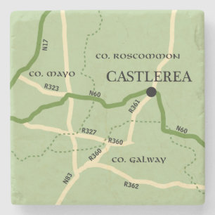 Dessous-de-verre En Pierre Comté de Castlerea Roscommon Irlande