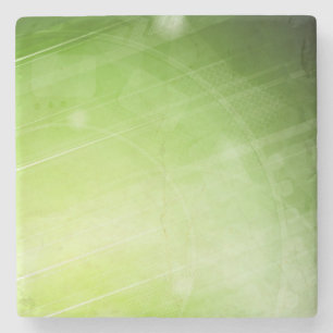 Dessous-de-verre En Pierre Conception de feu vert dans le style de pointe