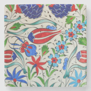 Dessous-de-verre En Pierre Conception florale turque