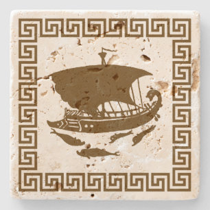Dessous-de-verre En Pierre Conception principale grecque