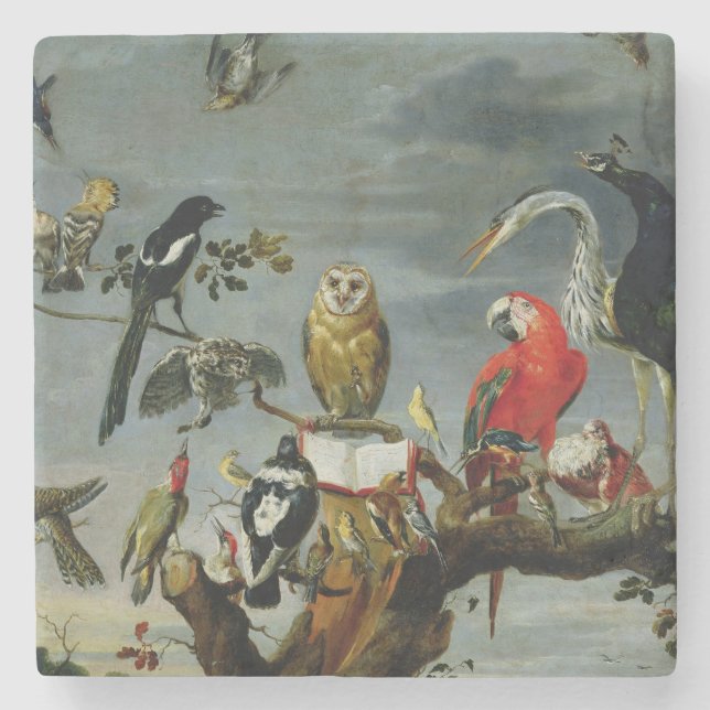 Dessous-de-verre En Pierre Concert des oiseaux (Devant)