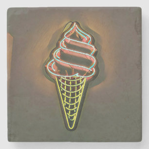 Dessous-de-verre En Pierre cône gaufre