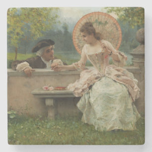 Dessous-de-verre En Pierre Conversation abominable dans le parc