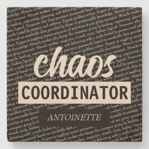 Dessous-de-verre En Pierre Coordinateur du Chaos