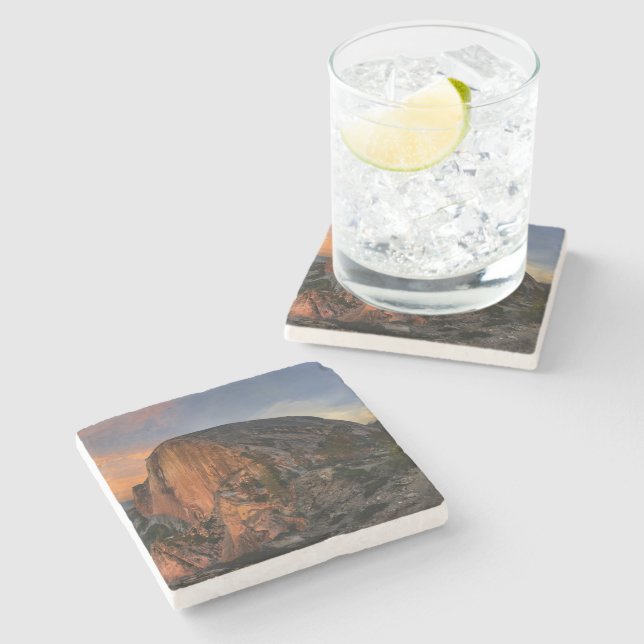 Dessous-de-verre En Pierre Coucher de soleil à demi-dôme - Yosemite (Côté)