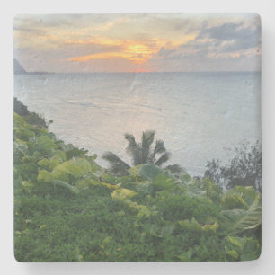 Dessous-de-verre En Pierre Coucher de soleil de Kauai