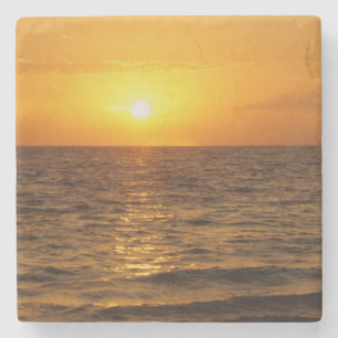 Dessous-de-verre En Pierre Coucher du soleil de St Peter