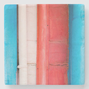 Dessous-de-verre En Pierre Couleurs caribéennes - abstrait