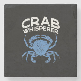 Dessous-de-verre En Pierre Crabe Bleu - Chuchoteur de Crabe