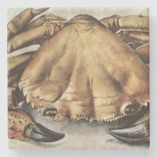 Dessous-de-verre En Pierre Crabe (Créature sous la mer) (par Albrecht Durer)