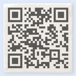 Dessous-de-verre En Pierre Création instantanée de code QR (en entrant votre 