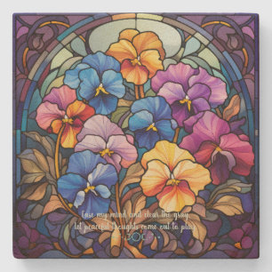 Dessous-de-verre En Pierre Créez vos propres pensées multicolores en verre co