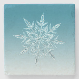 Dessous-de-verre En Pierre Cristal de glace bleu