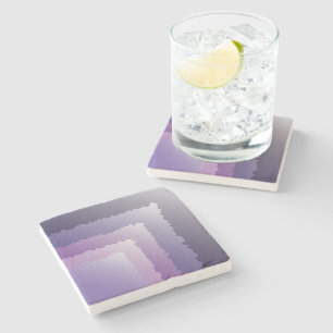 Dessous-de-verre En Pierre cristaux violets