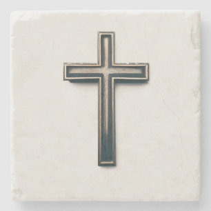 Dessous-de-verre En Pierre Croix religieuse