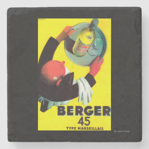 Dessous-de-verre En Pierre Cru PosterEurope de Berger 45