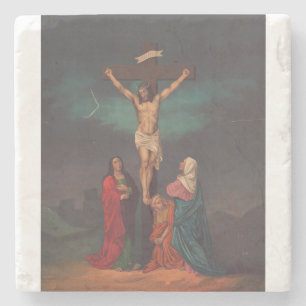 Dessous-de-verre En Pierre Crucifixion de Jésus-Christ