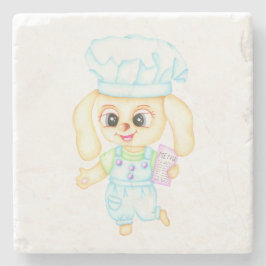 Dessous-de-verre En Pierre Cute Petit boulanger