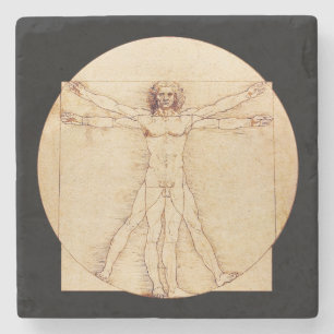 Dessous-de-verre En Pierre Da Vinci Vitruve