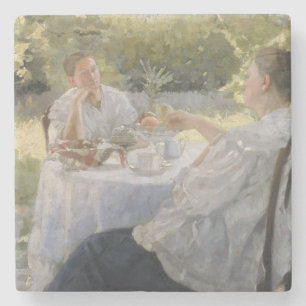 Dessous-de-verre En Pierre Dans le jardin, 1911
