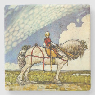 Dessous-de-verre En Pierre « Dans le vaste monde » de John Bauer