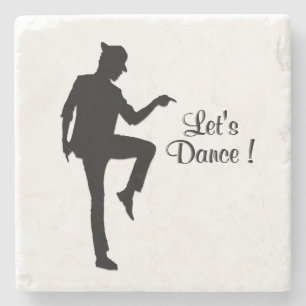 Dessous-de-verre En Pierre Danseur de Moonwalk