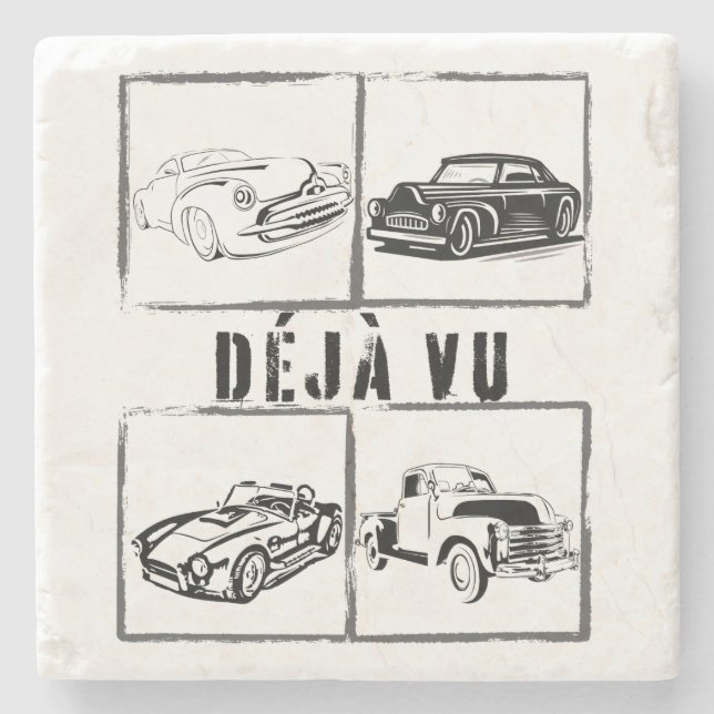 Dessous-de-verre En Pierre déjà vu.w (Devant)